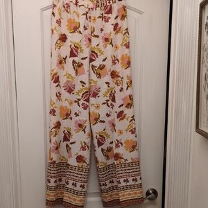 Good Luck Gem Multicolor Floral Wide Leg Pants